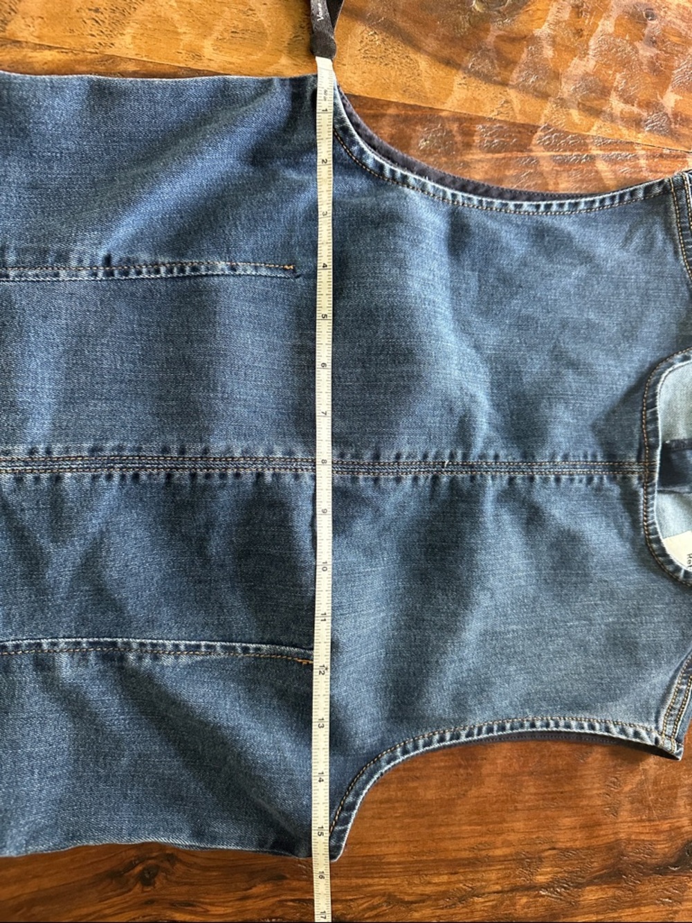 Reformation Kendi Denim Mini Dress - Blue - Picture 5 of 12